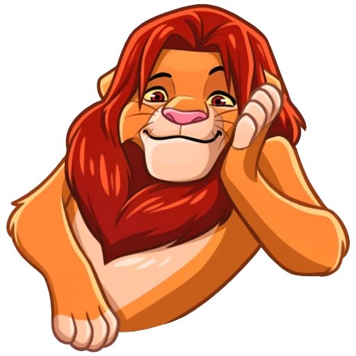 Cartoon Lion Stickers