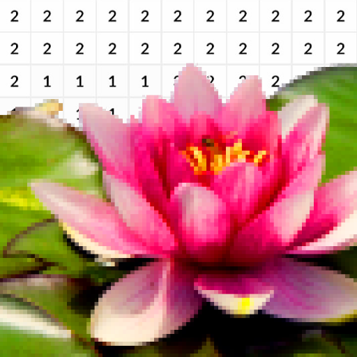 Flower Pixel Paint By Number