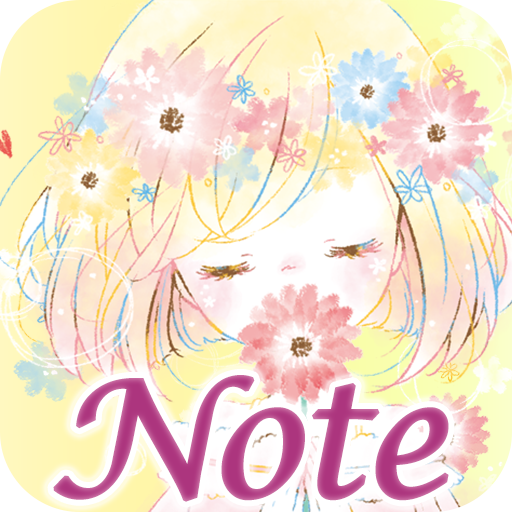 Simple Notepad Flowery Kiss