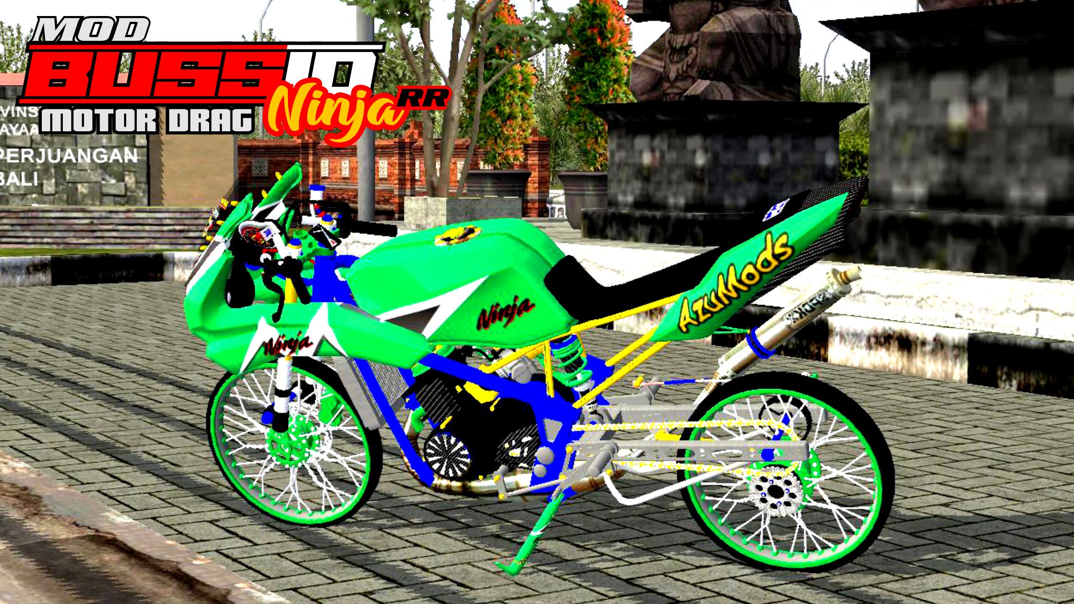 Download Mod Bussid Motor Drag Ninja RR android on PC