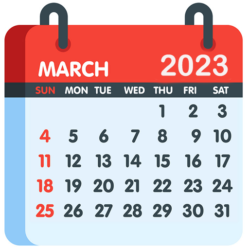 2023 Calendar in English