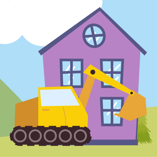 Baby games: build a house