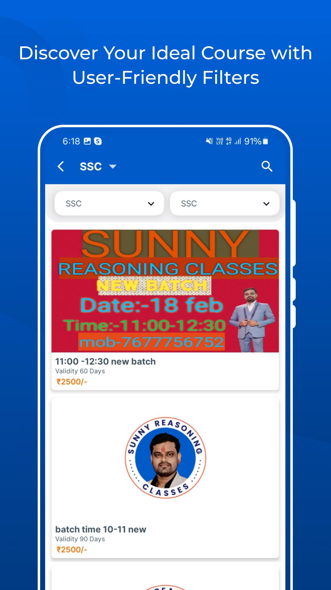 Download Sunny Reasoning Classes android on PC