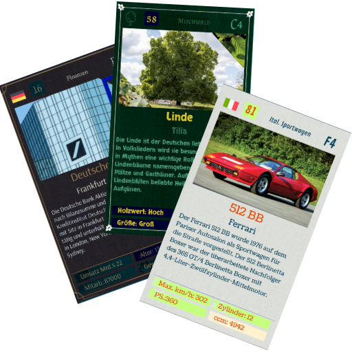 Supertrumpf Megatrumpf Quartet