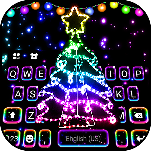 Neon Christmas Tree Theme