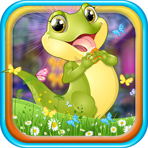 Funny Green Lizard Escape - JR