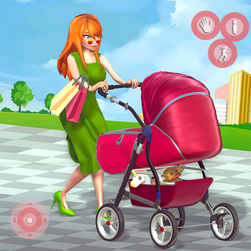 Mãe Simulador Bebê Jogos 3d