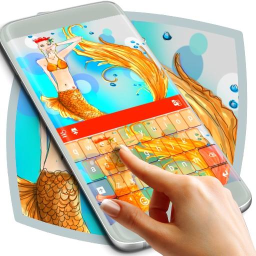 Mermaid Cartoon Keyboard