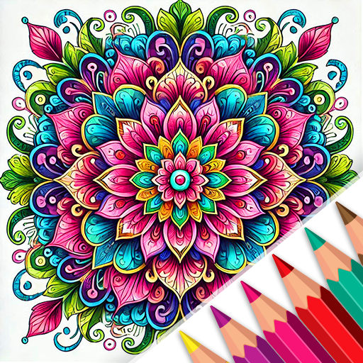 Mandala Color by Number Book