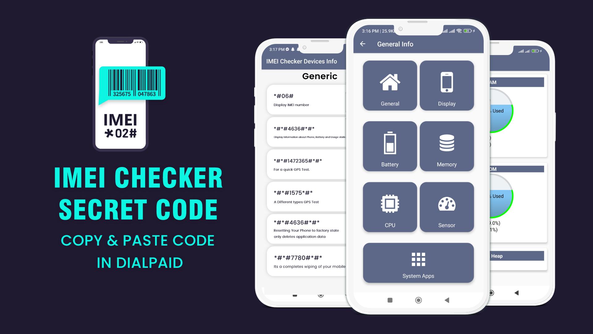 Download IMEI Checker & Global tracking android on PC