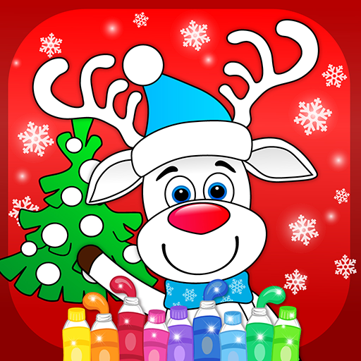 Happy Christmas Coloring Book