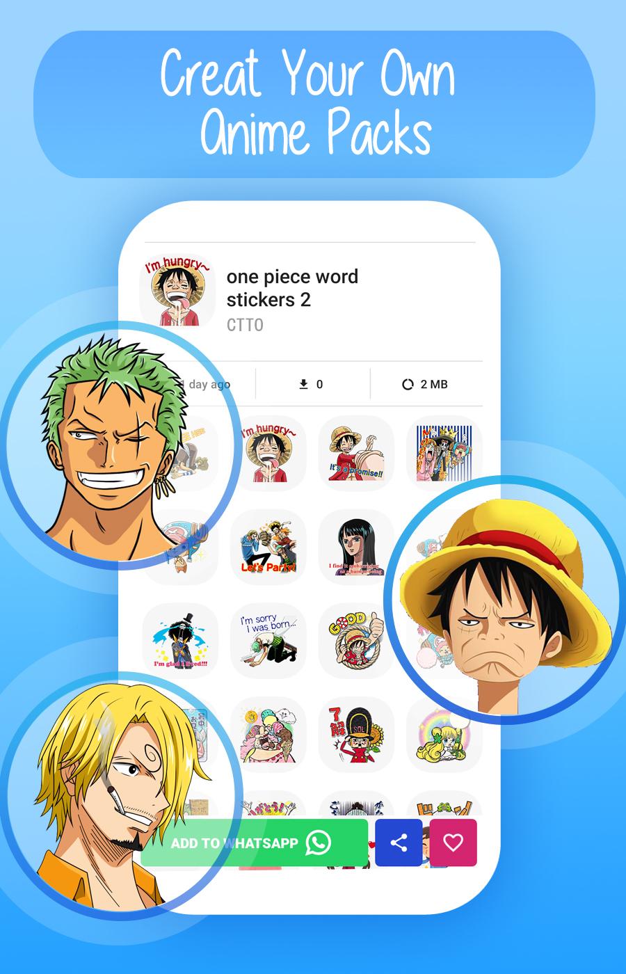 Скачать Anime Stickers for WhatsApp на ПК | Официальный представитель  GameLoop