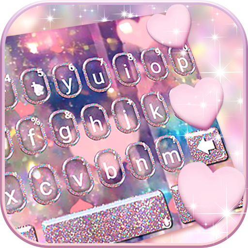 Rose Gold Heart कीबोर्ड