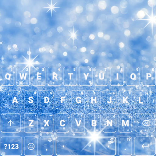 Glitter Keyboard Theme