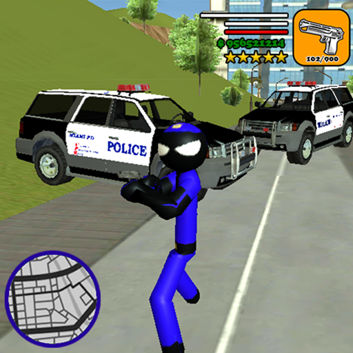 US Police Stickman Hero