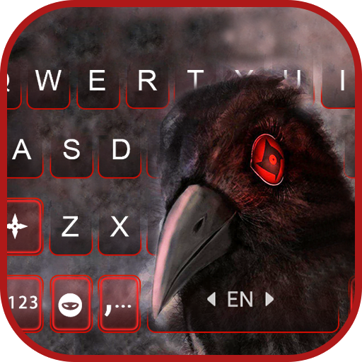 Sharingan Crow Keyboard Backgr