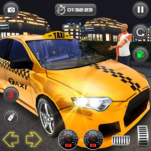 Gila Mobil Taksi Simulator