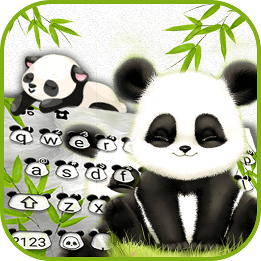 ชุดรูปแบบคีย์บอร์ด Baby Panda