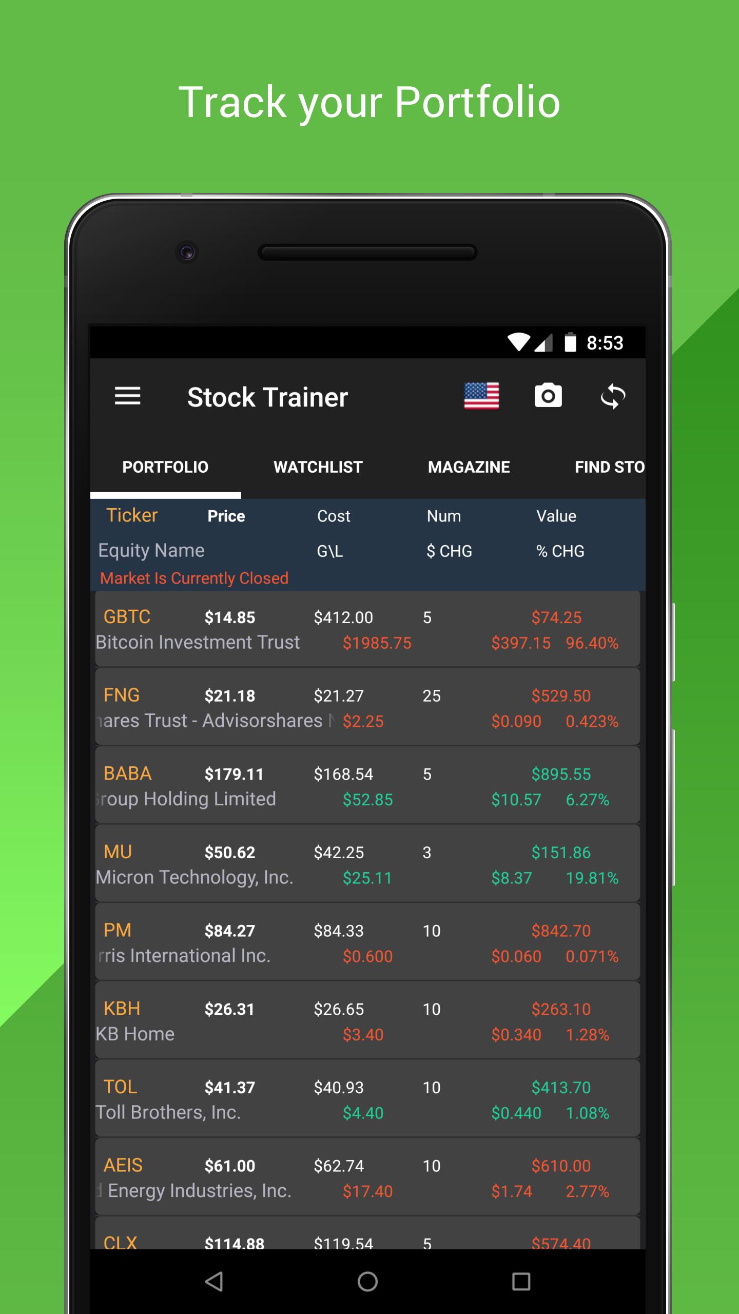 Скачать Stock Trainer: Virtual Trading на ПК | Официальный представитель  GameLoop