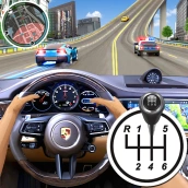 Download City Driving School Car Games android on PC