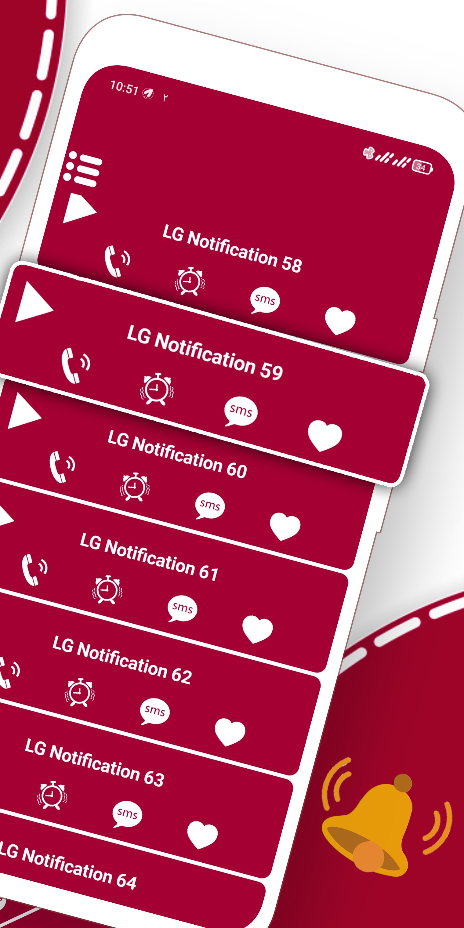 Descargar Ringtones and sms for LG en PC | GameLoop Oficial