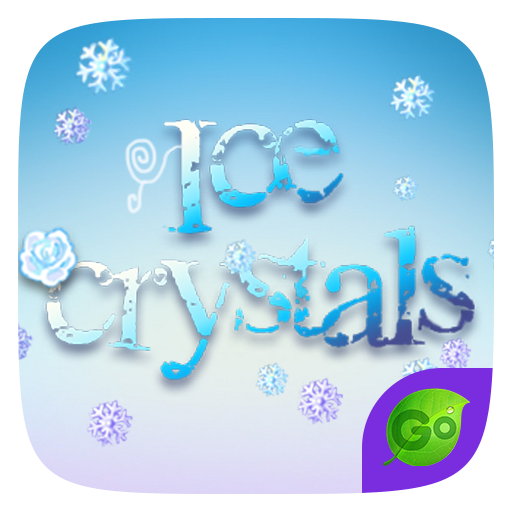 Ice Crystals GO Keyboard Theme