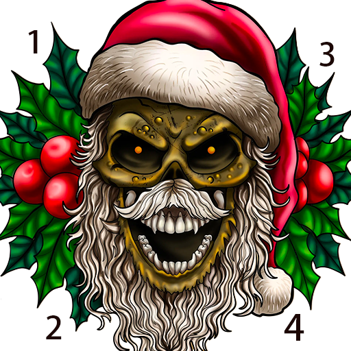 Dark Christmas Coloring Game