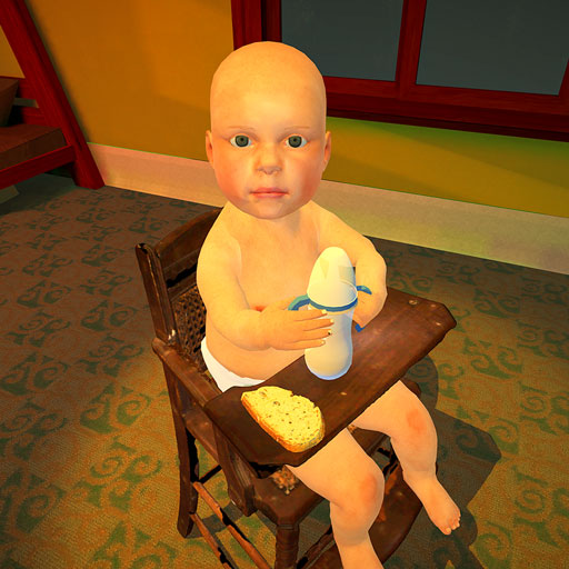 Scary Baby Kid In Yellow 3D