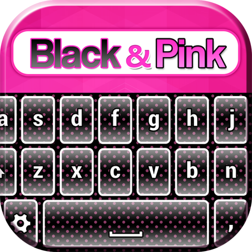 Black and Pink Keyboard Theme