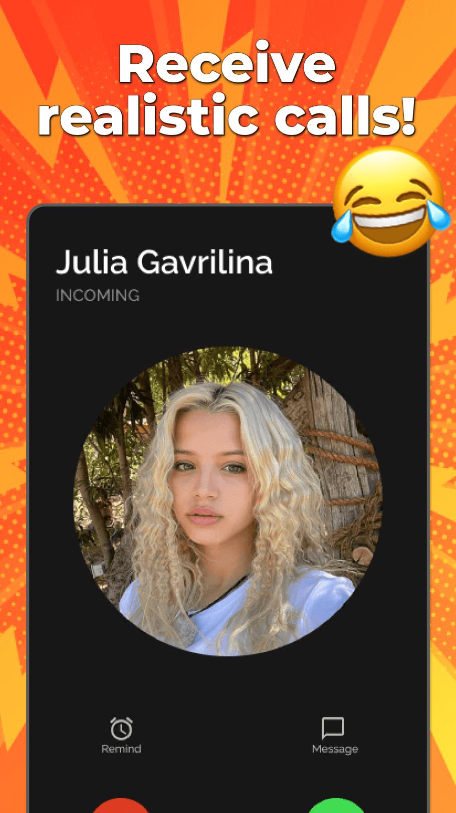 Julia Minegirl Fake Video Call - Apps on Google Play