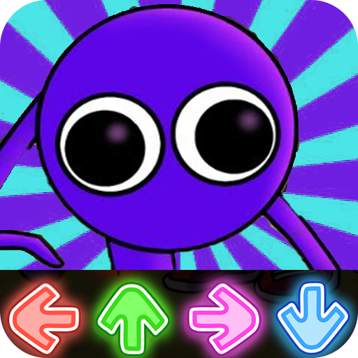 Purple Rainbow Friends FNF Mod Game for Android - Download