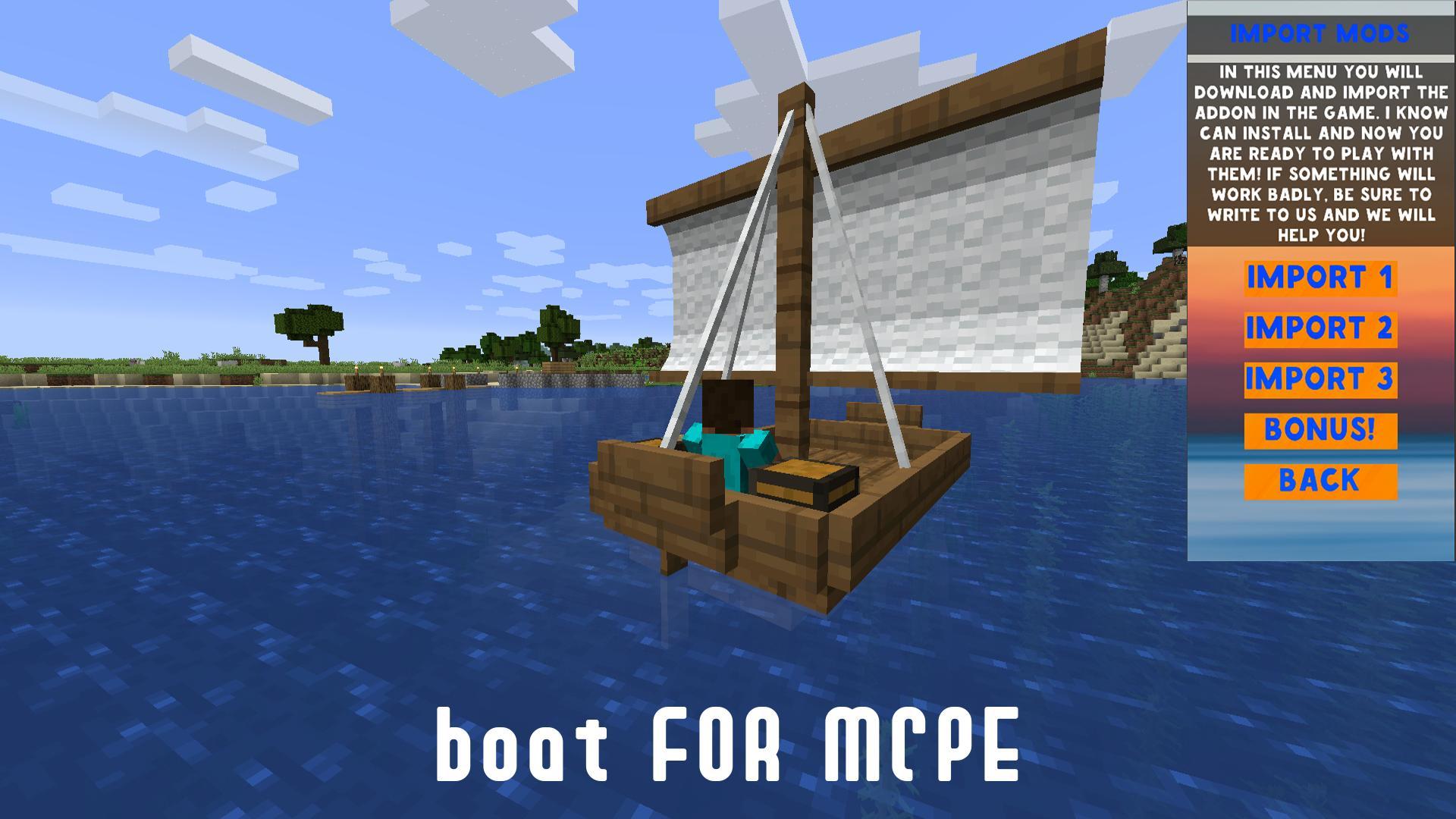 Скачать Boat Mod for Minecraft PE на ПК | Официальный представитель GameLoop