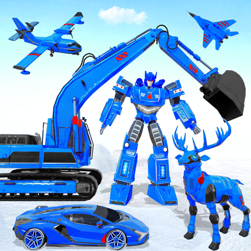 Máy xúc tuyết xe robot hươu