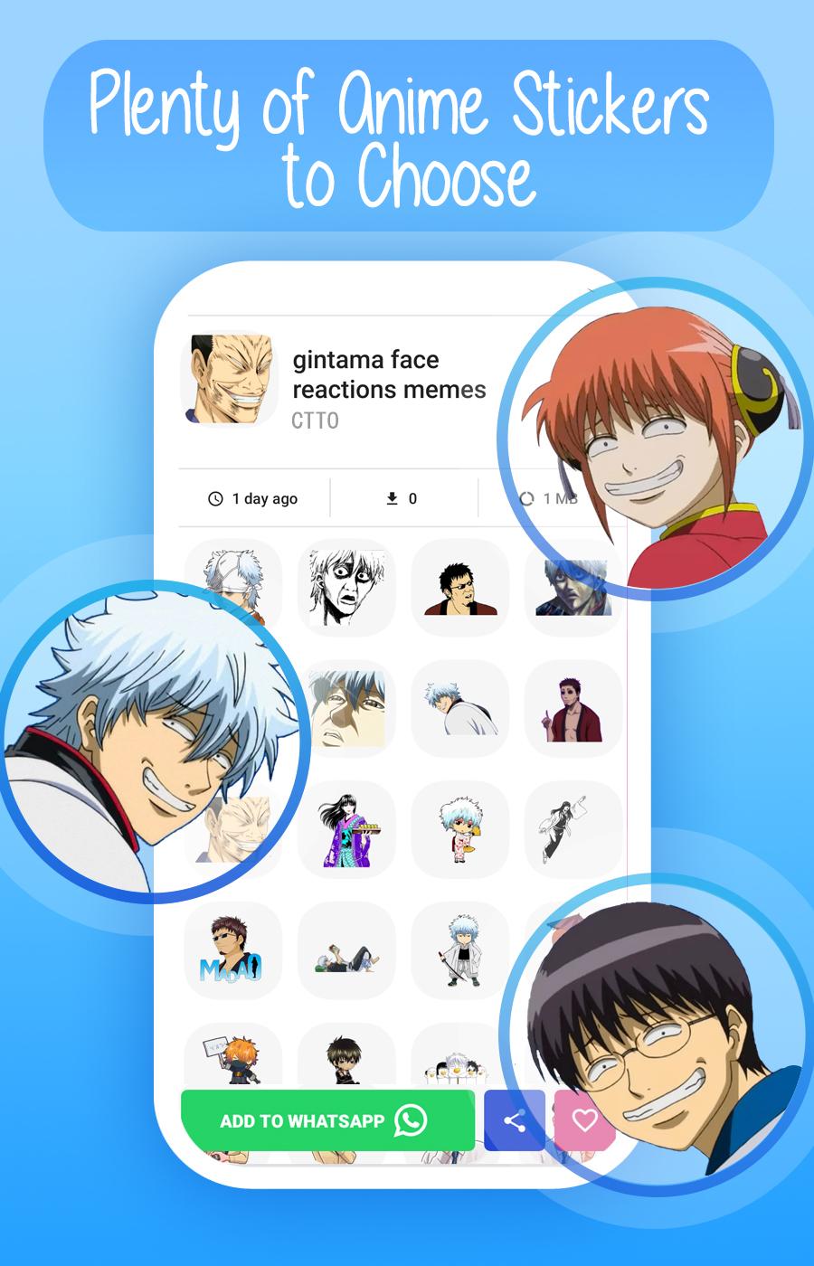 Скачать Anime Stickers for WhatsApp на ПК | Официальный представитель  GameLoop