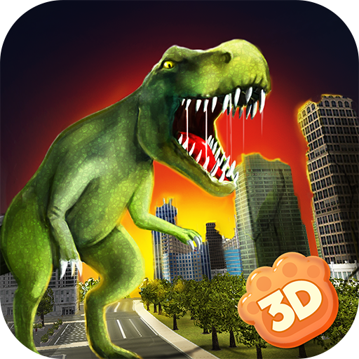 Dinosaur Rex City Attack 3D