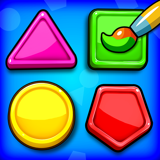 Colors & Shapes: Coloring game