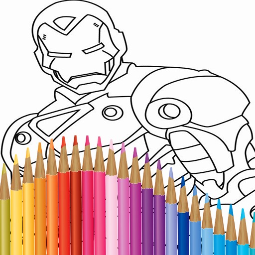 Superhero Coloring