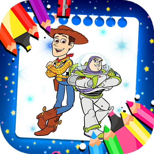 Toy Story coloring cartoon gam