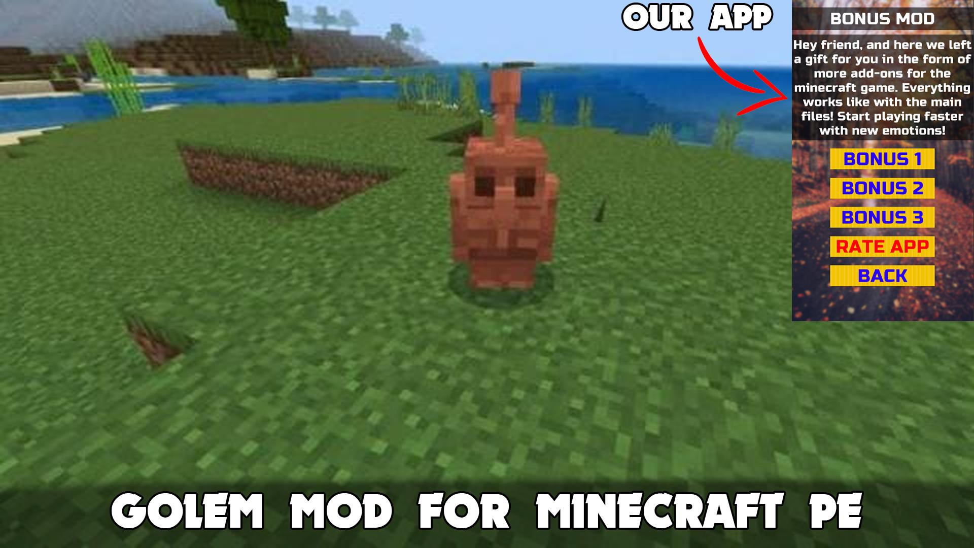 Скачать Iron Golem Mod Minecraft PE на ПК | Официальный представитель  GameLoop