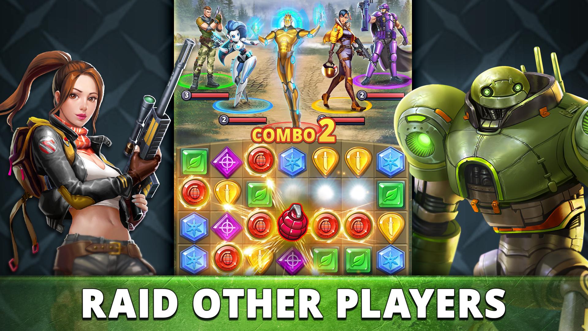 Download Puzzle Combat: Match-3 RPG android on PC