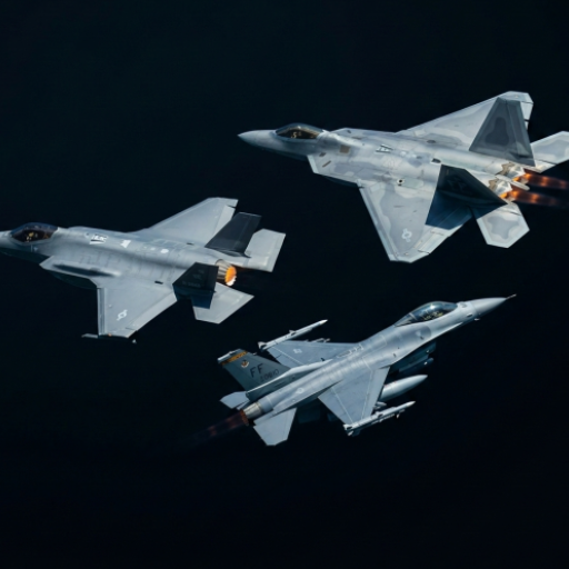 F-18,F-35,F-22 Raptor sounds