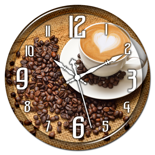 Coffee Clock Live Wallpaper