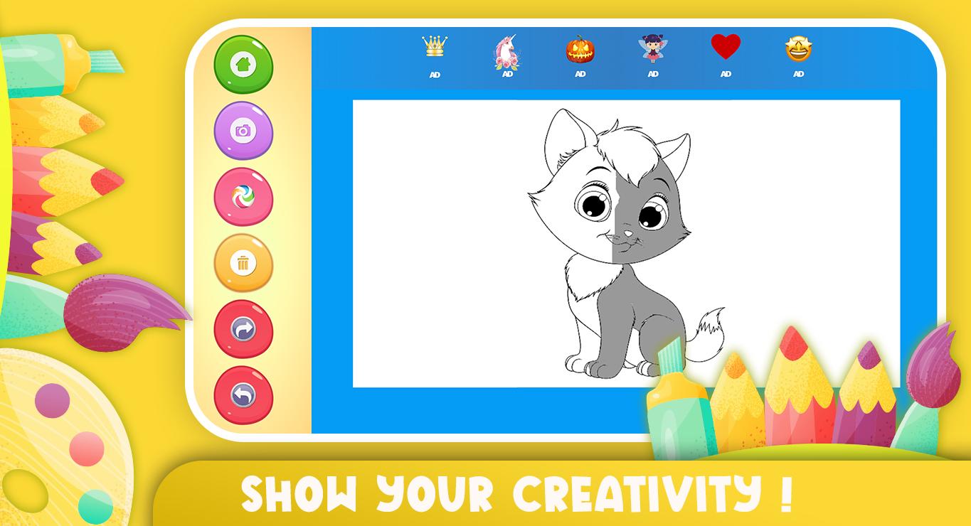 Download Cute Cats Coloring Game android on PC