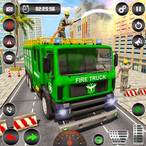 Darurat Pemadam truck game