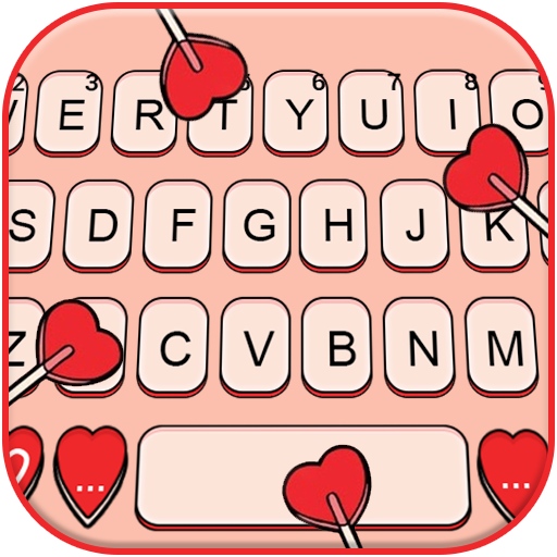 Fundo do Teclado Love Heart Lo