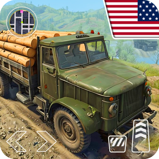 US Army Truck Drive Offroad