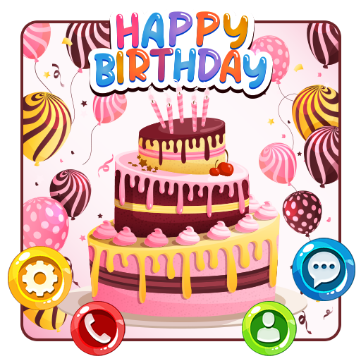 Happy Birthday Sweet Cake Theme