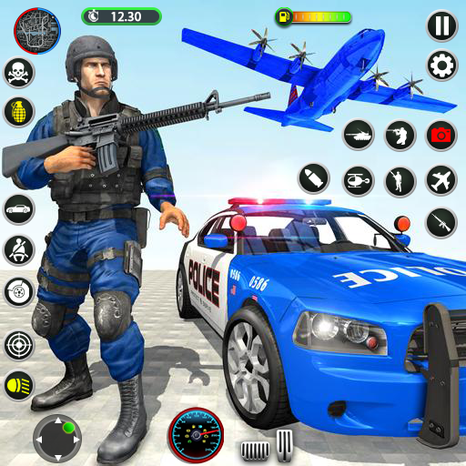 पुलिस गेम - पुलिस कार गेम