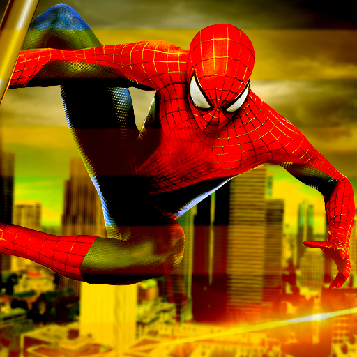 Super Spider City Battle superhero vs monster game