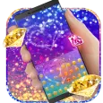 Glitter keyboard theme
